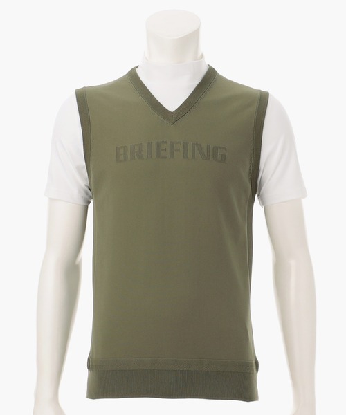 メンズウェア BRIEFING Men WR V-NECK KNIT VEST BRIEFING（ブリーフィング）の「【ブリーフィングゴルフ】MENS