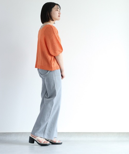 cepo(セポ)の「ミックスカラー サマーボレロカーディガン(カーディガン/ボレロ・レディース・ブラック/グレー/オレンジ/グリーン・M)」の19枚目の写真