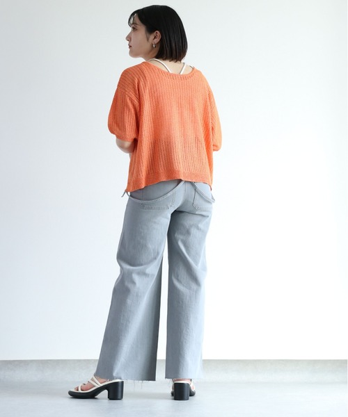 cepo(セポ)の「ミックスカラー サマーボレロカーディガン(カーディガン/ボレロ・レディース・ブラック/グレー/オレンジ/グリーン・M)」の15枚目の写真