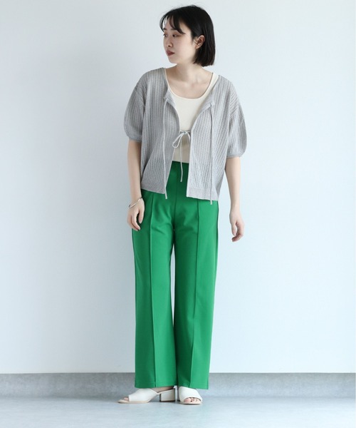 cepo(セポ)の「ミックスカラー サマーボレロカーディガン(カーディガン/ボレロ・レディース・ブラック/グレー/オレンジ/グリーン・M)」の12枚目の写真