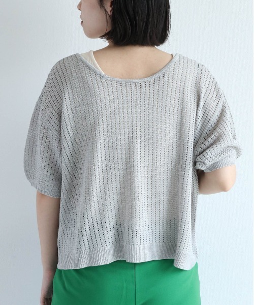 cepo(セポ)の「ミックスカラー サマーボレロカーディガン(カーディガン/ボレロ・レディース・ブラック/グレー/オレンジ/グリーン・M)」の16枚目の写真