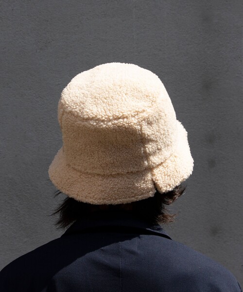 Mighty Shine（マイティシャイン）の「【Mighty Shine/マイティシャイン】Boa Silt Bucket Hat（ハット・メンズ・ブラック/ベージュ・FREE）」の6枚目の写真