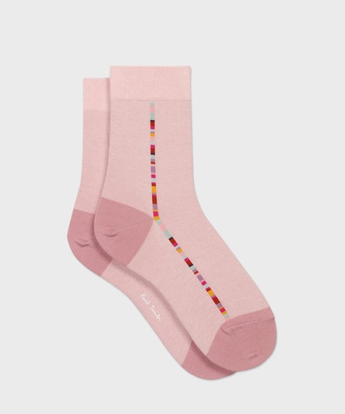 Paul Smith（ポールスミス）の「"Veronica Swirl" ソックス / 235600 CSW（ソックス/靴下・レディース・ブラック/オフホワイト/ピンク・22-24）」の3枚目の写真