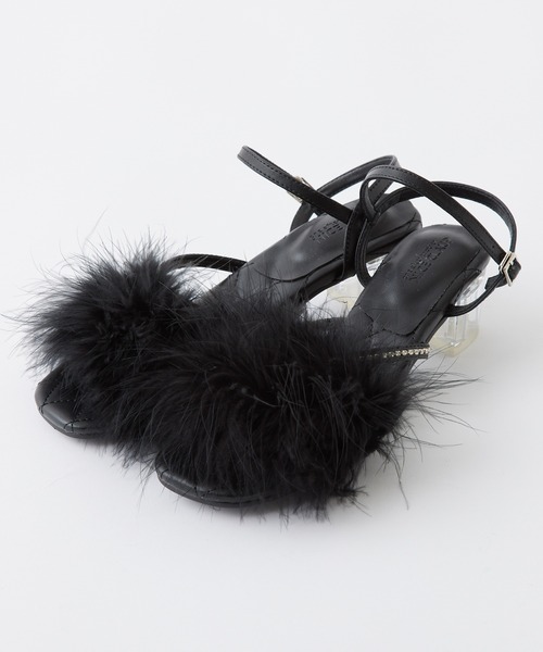 one after another NICE CLAUP（ワンアフターアナザーナイスクラップ）の「マラボービジューサンダル（サンダル・レディース・ピンク/ブラック/アイボリー・SMALL/LARGE/MEDIUM）」の2枚目の写真