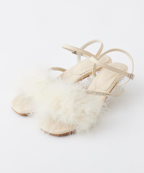 one after another NICE CLAUP（ワンアフターアナザーナイスクラップ）の「マラボービジューサンダル（サンダル・レディース・ピンク/ブラック/アイボリー・SMALL/LARGE/MEDIUM）」の5枚目の写真