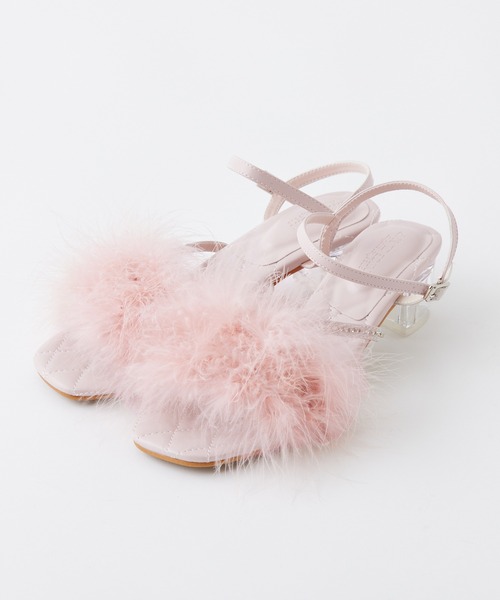 one after another NICE CLAUP（ワンアフターアナザーナイスクラップ）の「マラボービジューサンダル（サンダル・レディース・ピンク/ブラック/アイボリー・SMALL/LARGE/MEDIUM）」の9枚目の写真