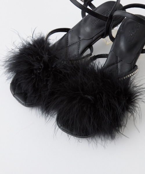 one after another NICE CLAUP（ワンアフターアナザーナイスクラップ）の「マラボービジューサンダル（サンダル・レディース・ピンク/ブラック/アイボリー・SMALL/LARGE/MEDIUM）」の17枚目の写真