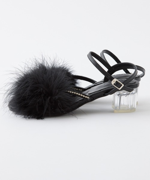 one after another NICE CLAUP（ワンアフターアナザーナイスクラップ）の「マラボービジューサンダル（サンダル・レディース・ピンク/ブラック/アイボリー・SMALL/LARGE/MEDIUM）」の19枚目の写真