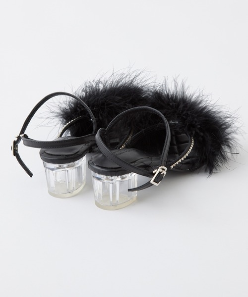 one after another NICE CLAUP（ワンアフターアナザーナイスクラップ）の「マラボービジューサンダル（サンダル・レディース・ピンク/ブラック/アイボリー・SMALL/LARGE/MEDIUM）」の21枚目の写真