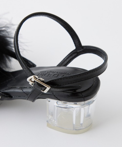 one after another NICE CLAUP（ワンアフターアナザーナイスクラップ）の「マラボービジューサンダル（サンダル・レディース・ピンク/ブラック/アイボリー・SMALL/LARGE/MEDIUM）」の20枚目の写真