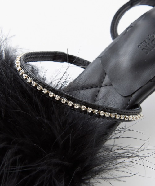 one after another NICE CLAUP（ワンアフターアナザーナイスクラップ）の「マラボービジューサンダル（サンダル・レディース・ピンク/ブラック/アイボリー・SMALL/LARGE/MEDIUM）」の18枚目の写真