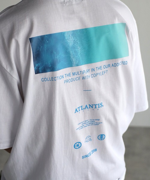 CREARE -LINO-（クレアーレリノ）の「ルーズ フロント&バック プリントTシャツ <ユニセックス>（Tシャツ/カットソー・メンズ・ホワイト/ブラック・FREE）」の8枚目の写真