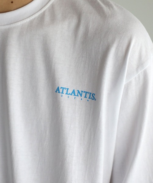 CREARE -LINO-（クレアーレリノ）の「ルーズ フロント&バック プリントTシャツ <ユニセックス>（Tシャツ/カットソー・メンズ・ホワイト/ブラック・FREE）」の9枚目の写真