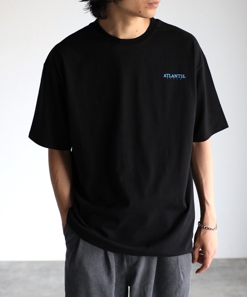 CREARE -LINO-（クレアーレリノ）の「ルーズ フロント&バック プリントTシャツ <ユニセックス>（Tシャツ/カットソー・メンズ・ホワイト/ブラック・FREE）」の15枚目の写真