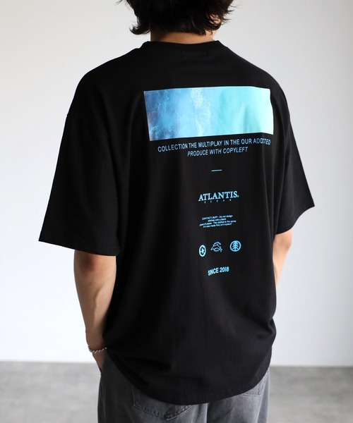 CREARE -LINO-（クレアーレリノ）の「ルーズ フロント&バック プリントTシャツ <ユニセックス>（Tシャツ/カットソー・メンズ・ホワイト/ブラック・FREE）」の20枚目の写真