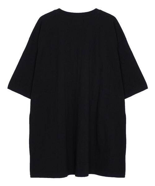 Figments（フィグメンツ）の「NEW WORLDビッグTシャツ（Tシャツ/カットソー・レディース・ブラック・FREE）」の18枚目の写真