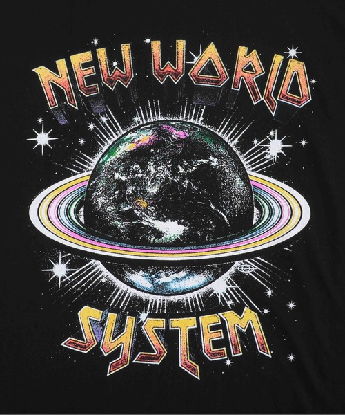 Figments（フィグメンツ）の「NEW WORLDビッグTシャツ（Tシャツ/カットソー・レディース・ブラック・FREE）」の8枚目の写真