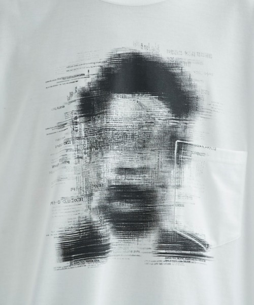 TAKAHIROMIYASHITATheSoloIst.（タカヒロミヤシタザソロイスト）の「【TAKAHIROMIYASHITATheSoloist. / タカヒロミヤシタザソロイスト.】john smith over sized s/s pocket tee（Tシャツ/カットソー・メンズ・ホワイト/ブラック・46/44）」の7枚目の写真