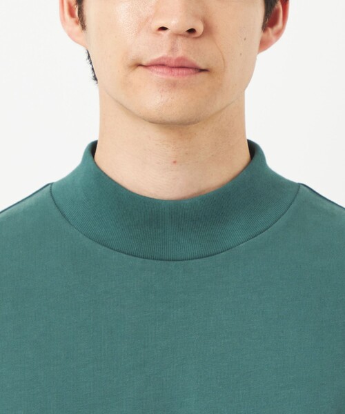 green label relaxing（グリーンレーベルリラクシング）の「ソフトピーチ モックネック カットソー（Tシャツ/カットソー・メンズ・オフホワイト/ライトブルー/ケリー/レッド・XL/M/S/L）」の9枚目の写真