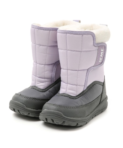 IFME（イフミー）の「KIDS｜ifme patto ブーツ [撥水仕様]（ブーツ・キッズ・ピンク/グレー/ベージュ/オレンジ/パープル・19.0cm/16.0cm/17.0cm/18.0cm/15.0cm）」の3枚目の写真