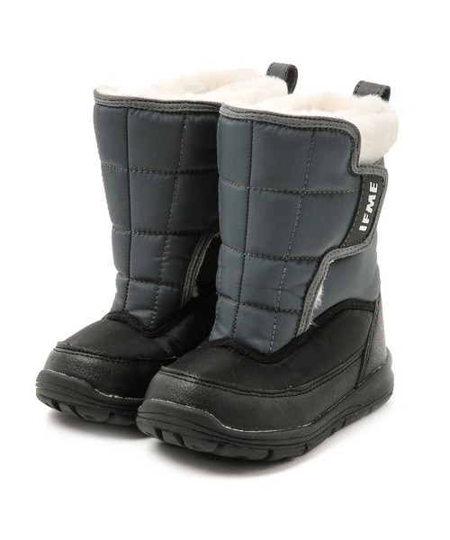 IFME（イフミー）の「KIDS｜ifme patto ブーツ [撥水仕様]（ブーツ・キッズ・ピンク/グレー/ベージュ/オレンジ/パープル・19.0cm/16.0cm/17.0cm/18.0cm/15.0cm）」の2枚目の写真