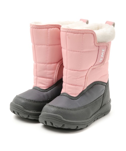 IFME（イフミー）の「KIDS｜ifme patto ブーツ [撥水仕様]（ブーツ・キッズ・ピンク/グレー/ベージュ/オレンジ/パープル・19.0cm/16.0cm/17.0cm/18.0cm/15.0cm）」の4枚目の写真