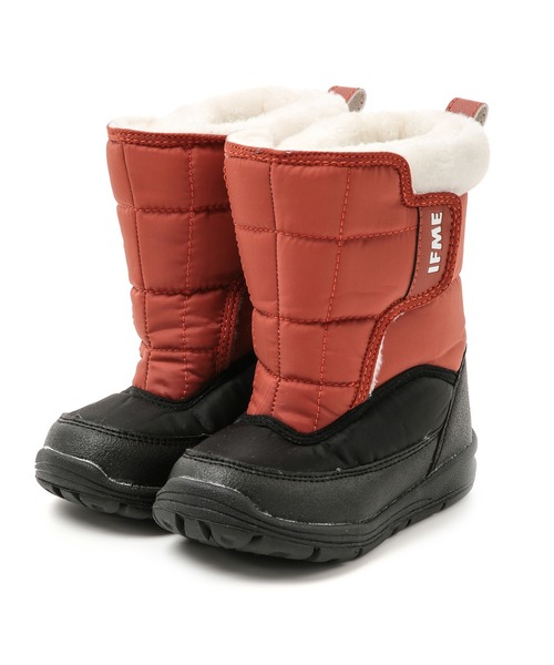 IFME（イフミー）の「KIDS｜ifme patto ブーツ [撥水仕様]（ブーツ・キッズ・ピンク/グレー/ベージュ/オレンジ/パープル・19.0cm/16.0cm/17.0cm/18.0cm/15.0cm）」の5枚目の写真