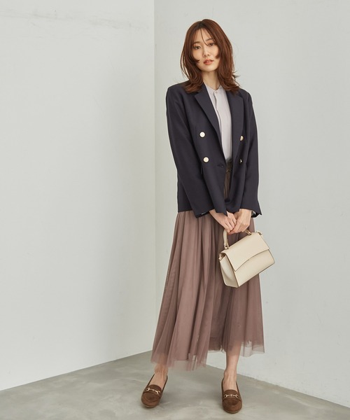 ROPE' PICNIC(ロペピクニック)の「白からの解放!多機能ブラウス/ピンタックブラウス(シャツ/ブラウス・レディース・ホワイト系その他/ベージュ系その他/ライトグレー/ネイビー・38)」の12枚目の写真