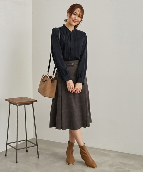 ROPE' PICNIC(ロペピクニック)の「白からの解放!多機能ブラウス/ピンタックブラウス(シャツ/ブラウス・レディース・ホワイト系その他/ベージュ系その他/ライトグレー/ネイビー・38)」の17枚目の写真