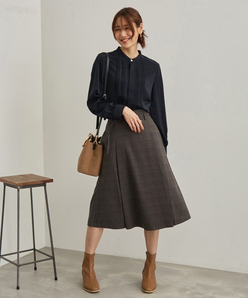 ROPE' PICNIC(ロペピクニック)の「白からの解放!多機能ブラウス/ピンタックブラウス(シャツ/ブラウス・レディース・ホワイト系その他/ベージュ系その他/ライトグレー/ネイビー・38)」の18枚目の写真