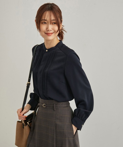 ROPE' PICNIC(ロペピクニック)の「白からの解放!多機能ブラウス/ピンタックブラウス(シャツ/ブラウス・レディース・ホワイト系その他/ベージュ系その他/ライトグレー/ネイビー・38)」の19枚目の写真