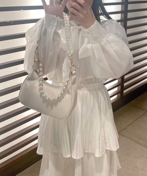 ROOPTOKYO（ループトウキョウ）の「パールミニバック（ショルダーバッグ・レディース・ベージュ/ピンク/ブラック/ホワイト・FREE）」の19枚目の写真