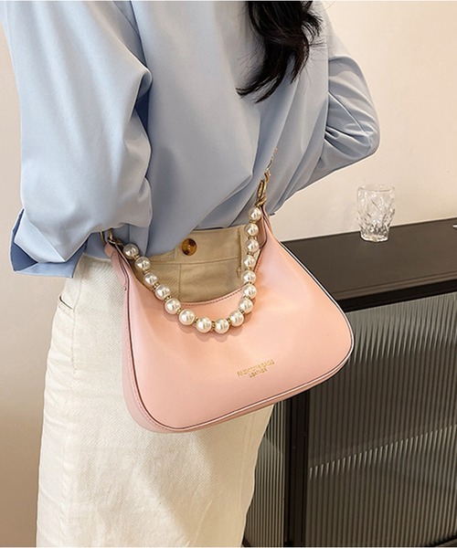 ROOPTOKYO（ループトウキョウ）の「パールミニバック（ショルダーバッグ・レディース・ベージュ/ピンク/ブラック/ホワイト・FREE）」の10枚目の写真