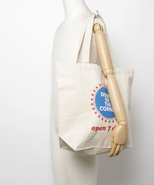 CANVAS TOTE BAG“OPEN 7 DAYS”（トートバッグ）｜DOWN ON THE