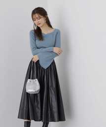 PROPORTION BODY DRESSING | コルセットデザインタフタスカート / 1213220002(スカート)