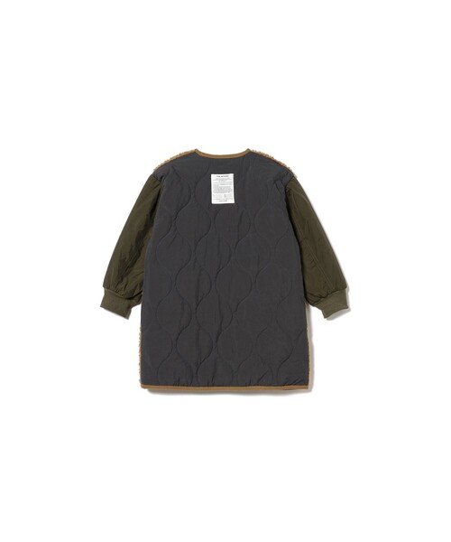 B:MING by BEAMS（ビーミングバイビームス）の「B:MING by BEAMS / ボア キルティング コート（100~140cm）（ノーカラーコート・キッズ・ブルー系その他/モカ・100/110/120/140/130）」の18枚目の写真