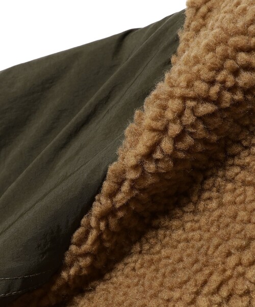 B:MING by BEAMS（ビーミングバイビームス）の「B:MING by BEAMS / ボア キルティング コート（100~140cm）（ノーカラーコート・キッズ・ブルー系その他/モカ・100/110/120/140/130）」の19枚目の写真