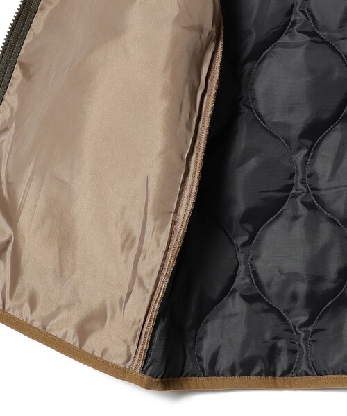 B:MING by BEAMS（ビーミングバイビームス）の「B:MING by BEAMS / ボア キルティング コート（100~140cm）（ノーカラーコート・キッズ・ブルー系その他/モカ・100/110/120/140/130）」の20枚目の写真