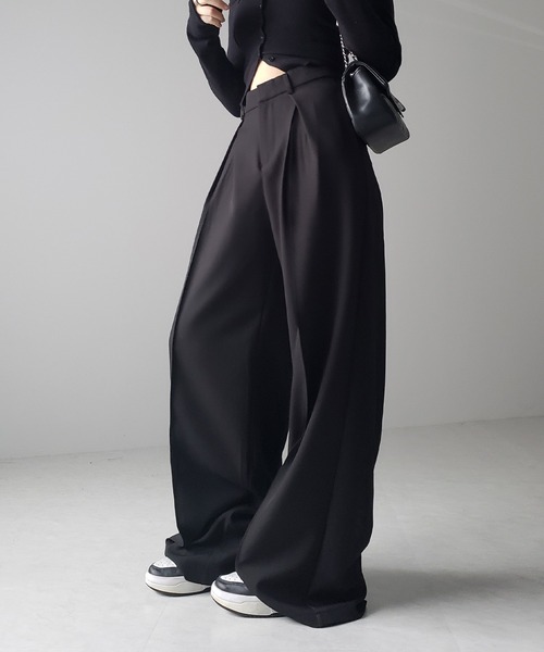 複数購入専用　美品　大きいサイズ46 トゥービーシック　ワイドパンツ　黒 セール品】 TO BE CHIC L (Women/大きいサイズ) | 三越伊勢丹
