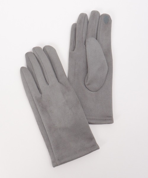 ikka(イッカ)の「エコスエードグローブ(手袋・レディース・グレー/ブラック/ブラウン・FREE)」の5枚目の写真