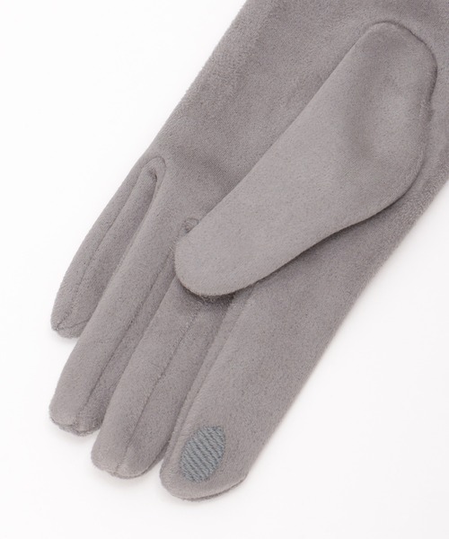 ikka(イッカ)の「エコスエードグローブ(手袋・レディース・グレー/ブラック/ブラウン・FREE)」の13枚目の写真