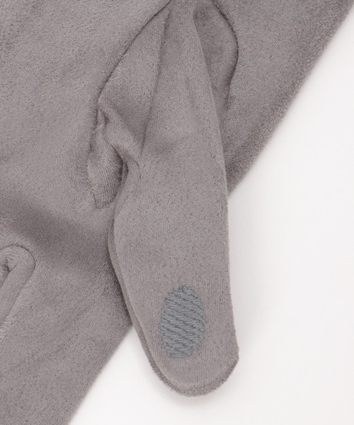 ikka(イッカ)の「エコスエードグローブ(手袋・レディース・グレー/ブラック/ブラウン・FREE)」の6枚目の写真