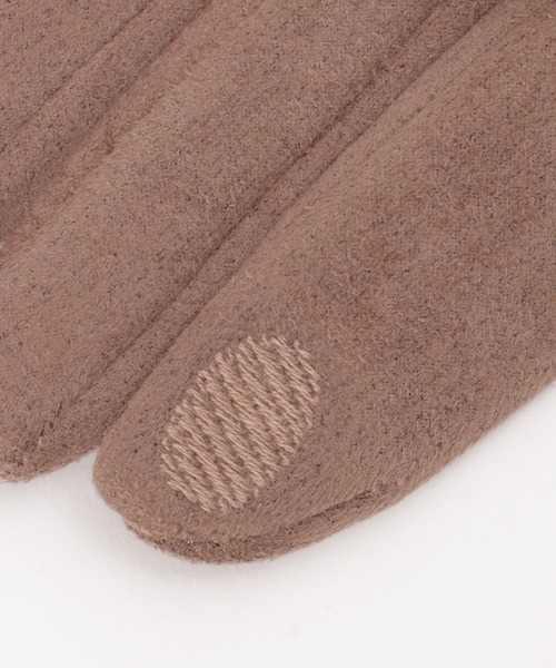 ikka(イッカ)の「エコスエードグローブ(手袋・レディース・グレー/ブラック/ブラウン・FREE)」の9枚目の写真