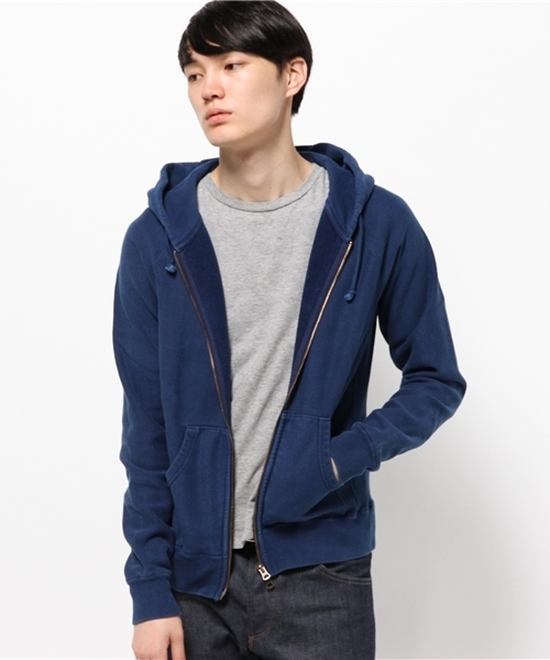 Denime（ドゥニーム）の「HEAVY SWEAT INDIGO ZIP PARKA/ヘビー