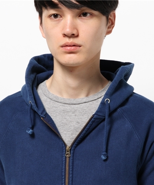 Denime（ドゥニーム）の「HEAVY SWEAT INDIGO ZIP PARKA/ヘビー