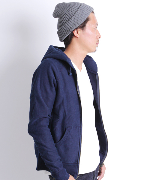 Denime（ドゥニーム）の「HEAVY SWEAT INDIGO ZIP PARKA/ヘビー