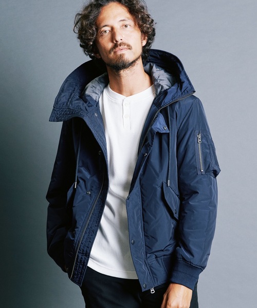 ナイロンジャケット ネイビー/ベージュ M ナイロンジャケット（ネイビー） - w/ (ウィズ) 公式オンライン