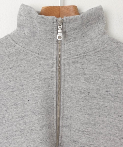 andme（アンドミー）の「裏起毛ハーフジップ長袖スウェットプルオーバー（スウェット・レディース・アイボリー/グレー/チャコールグレー/ベージュ/オートミール・M）」の19枚目の写真