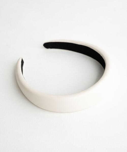 WEGO（ウィゴー）の「WEGO/PUボリュームカチューシャ（カチューシャ・レディース・ブラック/オフホワイト・FREE）」の5枚目の写真