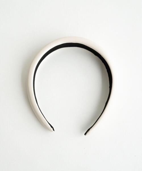 WEGO（ウィゴー）の「WEGO/PUボリュームカチューシャ（カチューシャ・レディース・ブラック/オフホワイト・FREE）」の6枚目の写真